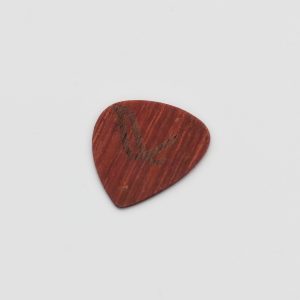 wood guitar pick